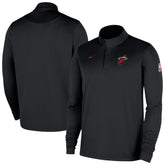 Nike - Miami Heat 2025/26 Authentic Coaches Quarter-Zip Dri-Fit Top - Black