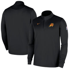 Nike - Phoenix Suns 2025/26 Authentic Coaches Quarter-Zip Dri-Fit Top - Black
