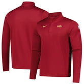 Nike - Cleveland Cavaliers 2025/26 Authentic Coaches Quarter-Zip Dri-Fit Top - Wine