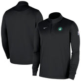 Nike - Boston Celtics 2025/26 Authentic Coaches Quarter-Zip Dri-Fit Top - Black