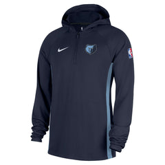 Nike - Memphis Grizzlies Authentic On Court Zone Quarter-Zip Dri-FIT Hoodie Jacket - Navy