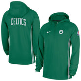 Nike - Boston Celtics Authentic On Court Zone Quarter-Zip Dri-FIT Hoodie Jacket - Kelly Green