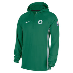 Nike - Boston Celtics Authentic On Court Zone Quarter-Zip Dri-FIT Hoodie Jacket - Kelly Green