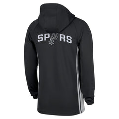 Nike - San Antonio Spurs Authentic On Court Zone Quarter-Zip Dri-FIT Hoodie Jacket - Black