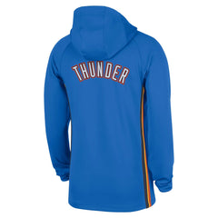 Nike - Oklahoma City Thunder Authentic On Court Zone Quarter-Zip Dri-FIT Hoodie Jacket - Blue
