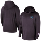Nike - Minnesota Timberwolves Authentic Practice Yoga Restore Dri-Fit Pullover Hoodie - Black