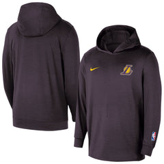 Nike - Los Angeles Lakers Authentic Practice Yoga Restore Dri-Fit Pullover Hoodie - Black