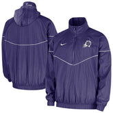 Nike - Phoenix Suns Courtside Windrunner Woven Half-Zip Hooded Jacket - Purple