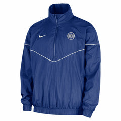 Nike - New York Knicks Courtside Windrunner Woven Half-Zip Hooded Jacket - Blue