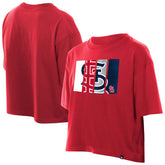 St. Louis Cardinals New Era Women's Boxy Foil Logo T-Shirt Online