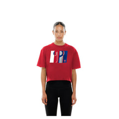 Philadelphia Phillies New Era Women's Boxy Foil Logo T-Shirt Near Me