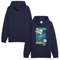 Puma Manchester City ftblNRGY+ Pullover Hoodie - Navy