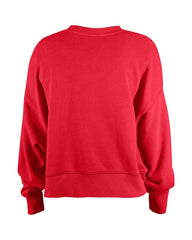 San Francisco 49ers New Era Girl's Flip Sequin Sweatshirt Scarlet - NFL
