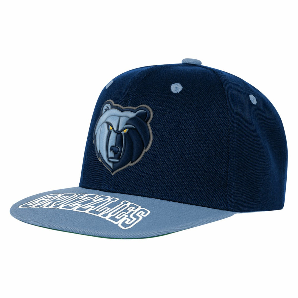 NBA - Memphis Grizzlies Outerstuff Youth Two-Tone Snapback Hat - Navy/Light Blue