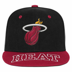 NBA - Miami Heat Outerstuff Youth Two-Tone Snapback Hat - Black/Red