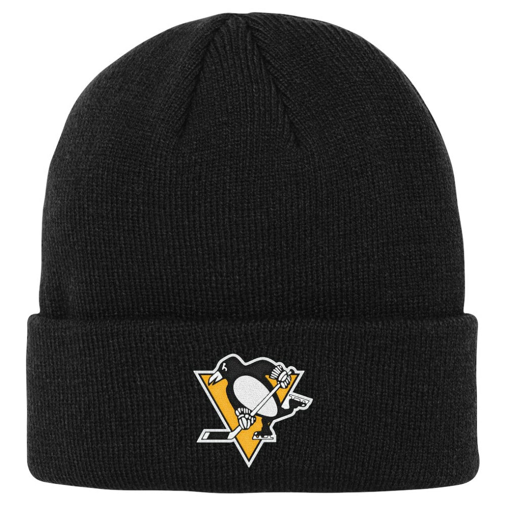 Pittsburgh Penguins Outerstuff Youth 2.0 Essential Cuffed Knit Hat Black
