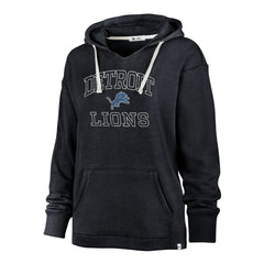 Detroit Lions '47 Women's Plus Size Clarity Kennedy Pullover Hoodie Navy - 47 brand