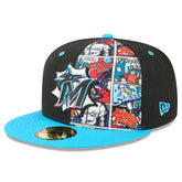 Miami Marlins New Era 2025 MLB Diamond Hero Edition 59FIFTY Fitted Hat for sale