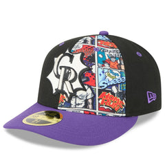 Colorado Rockies New Era 2025 MLB Diamond Hero Edition Low Profile 59FIFTY Fitted Hat Sale