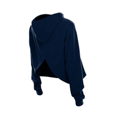 New Era - Minnesota Timberwolves Women's Glam Game Open Back Hoodie - Navy