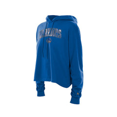 New Era - Golden State Warriors Women's Glam Game Open Back Hoodie - Royal