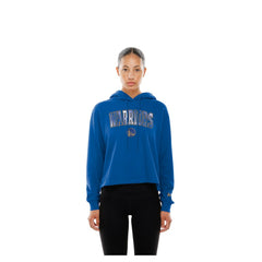 New Era - Golden State Warriors Women's Glam Game Open Back Hoodie - Royal
