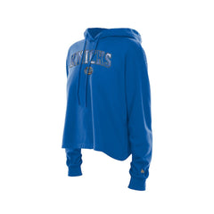New Era - New York Knicks Women's Glam Game Open Back Hoodie - Blue