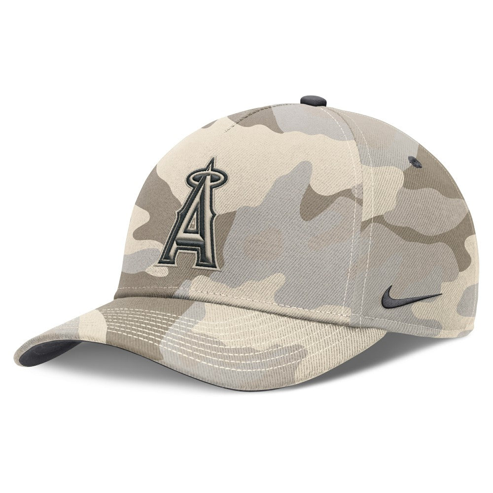 Los Angeles Angels Nike Camo Pack Rise Adjustable Hat for sale