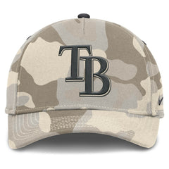 Tampa Bay Rays Nike Camo Pack Rise Adjustable Hat discount