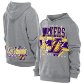 New Era - Los Angeles Lakers Injection Sport Classics Fleece Hoodie - Heather Gray