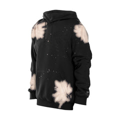 New Era - New York Knicks Injection Bleached Out Raw Edge Hoodie - Black