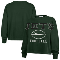 New York Jets '47 Women's Outreach City Oversized Long Sleeve T-Shirt Green - 47 brand