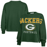 Green Bay Packers '47 Women's Outreach City Oversized Long Sleeve T-Shirt Green - 47 brand