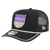 New Era - Sacramento Kings Vintage Team Rope A-Frame 9FIFTY Snapback Hat - Black