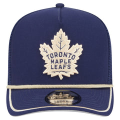Toronto Maple Leafs - New Era Vintage Team Rope A-Frame 9FIFTY Snapback Hat Blue