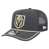 Vegas Golden Knights New Era Vintage Team Rope A-Frame 9FIFTY Snapback Hat Gray