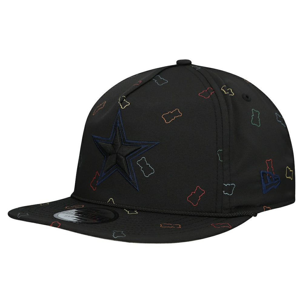 Dallas Cowboys New Era Gummy Golfer Snapback Hat Black - NFL