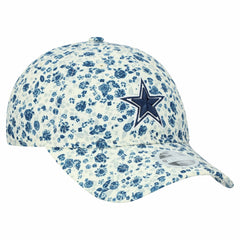 Dallas Cowboys New Era Women's Ditzy 9TWENTY Adjustable Hat Cream - NFL