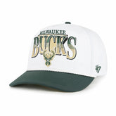 47 brand - Milwaukee Bucks '47 Tribute Two-Tone Hitch Adjustable Hat - White/Hunter Green