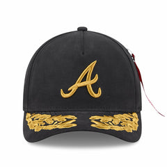 Atlanta Braves New Era x Alpha Industries A-Frame 9FORTY Adjustable Hat On Sale