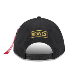 Atlanta Braves New Era x Alpha Industries A-Frame 9FORTY Adjustable Hat On Sale