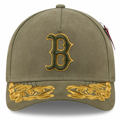Boston Red Sox New Era x Alpha Industries A-Frame 9FORTY Adjustable Hat Lifestyle