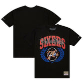 Mitchell & Ness - Philadelphia 76ers NBA x Michelob Ultra Rewind II T-Shirt - Black