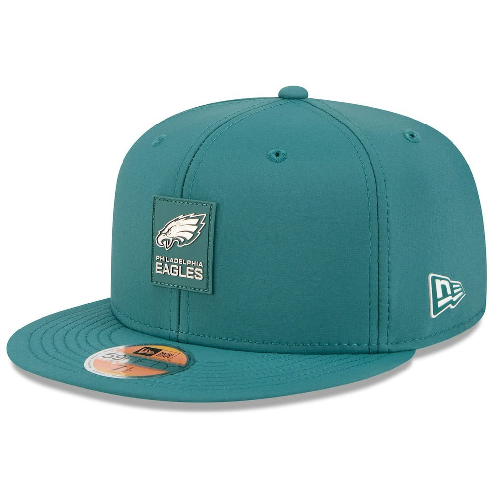 Philadelphia Eagles New Era 2025 Sideline 59FIFTY Fitted Hat Midnight Green - NFL