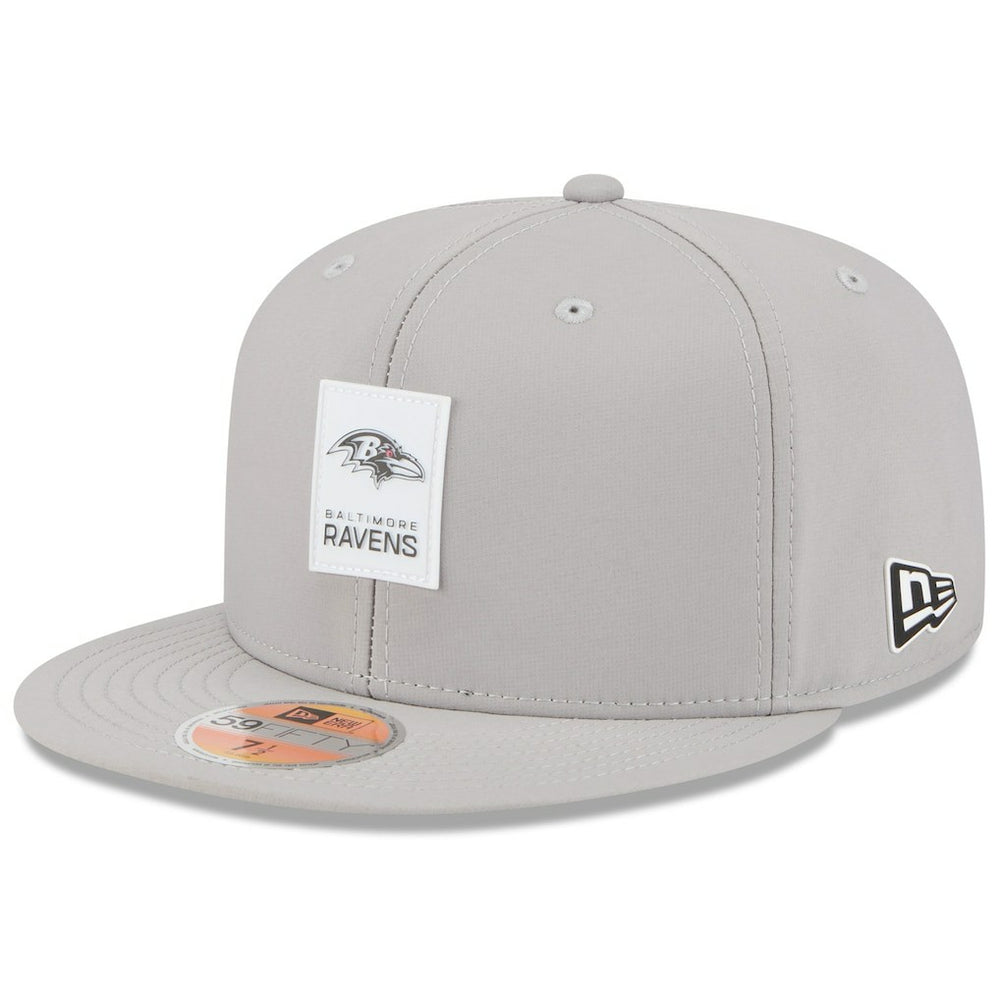Baltimore Ravens New Era 2025 Sideline 59FIFTY Fitted Hat Gray - NFL