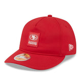 San Francisco 49ers New Era 2025 Sideline Retro Crown 59FIFTY Fitted Hat Scarlet - NFL
