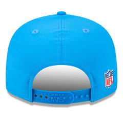 Detroit Lions New Era 2025 Sideline Split Panel 9FIFTY Snapback Hat Blue - NFL