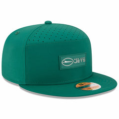 New York Jets New Era 2025 Sideline Split Panel 9FIFTY Snapback Hat Green - NFL