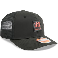 Cincinnati Bengals New Era 2025 Sideline 9SEVENTY Trucker Adjustable Hat Black - NFL