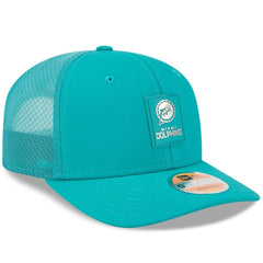 Miami Dolphins New Era 2025 Sideline Throwback 9SEVENTY Trucker Adjustable Hat Aqua - NFL